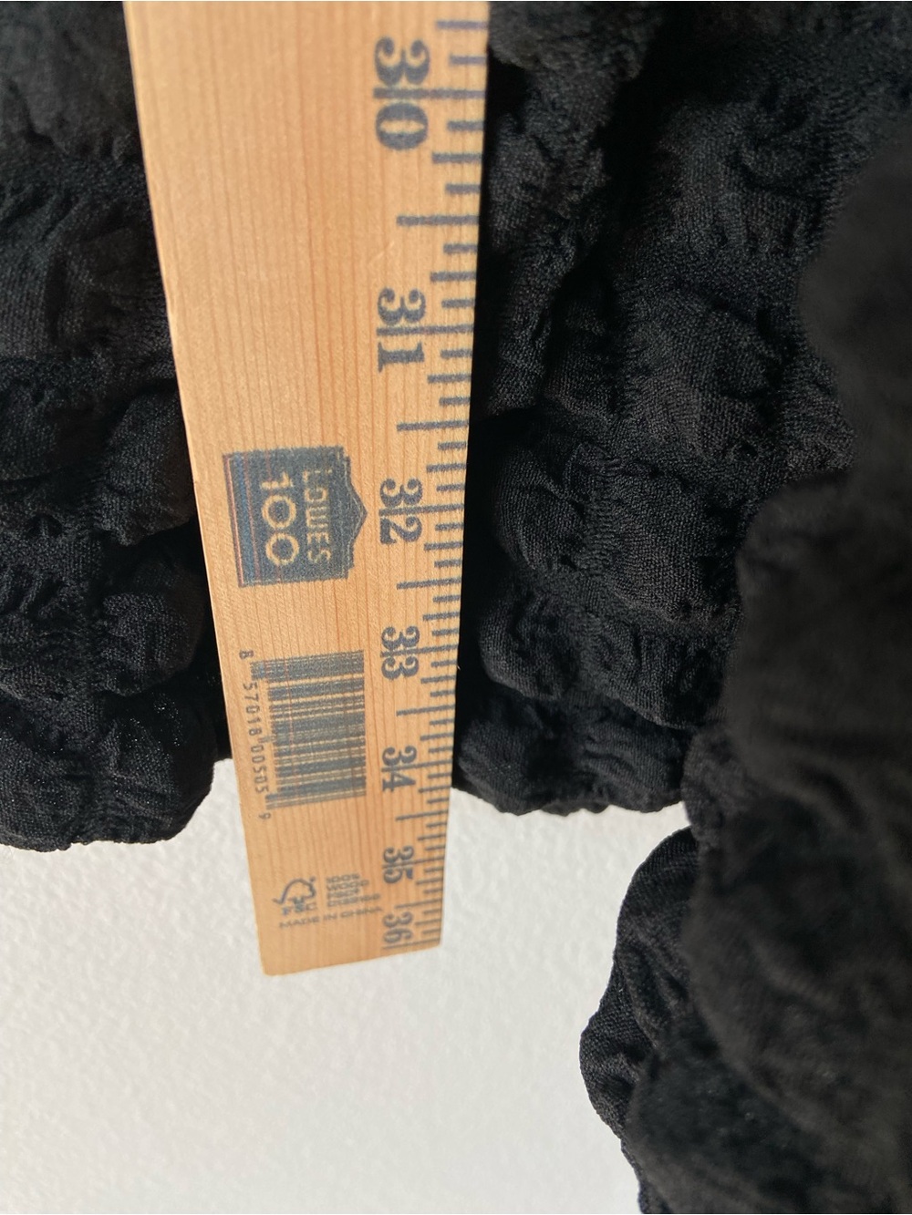 Simply Southern Black Textured Long Sleeve Tiered Dress Size M - Picture 7 of 10
